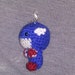Captain America Amigurumi keychain