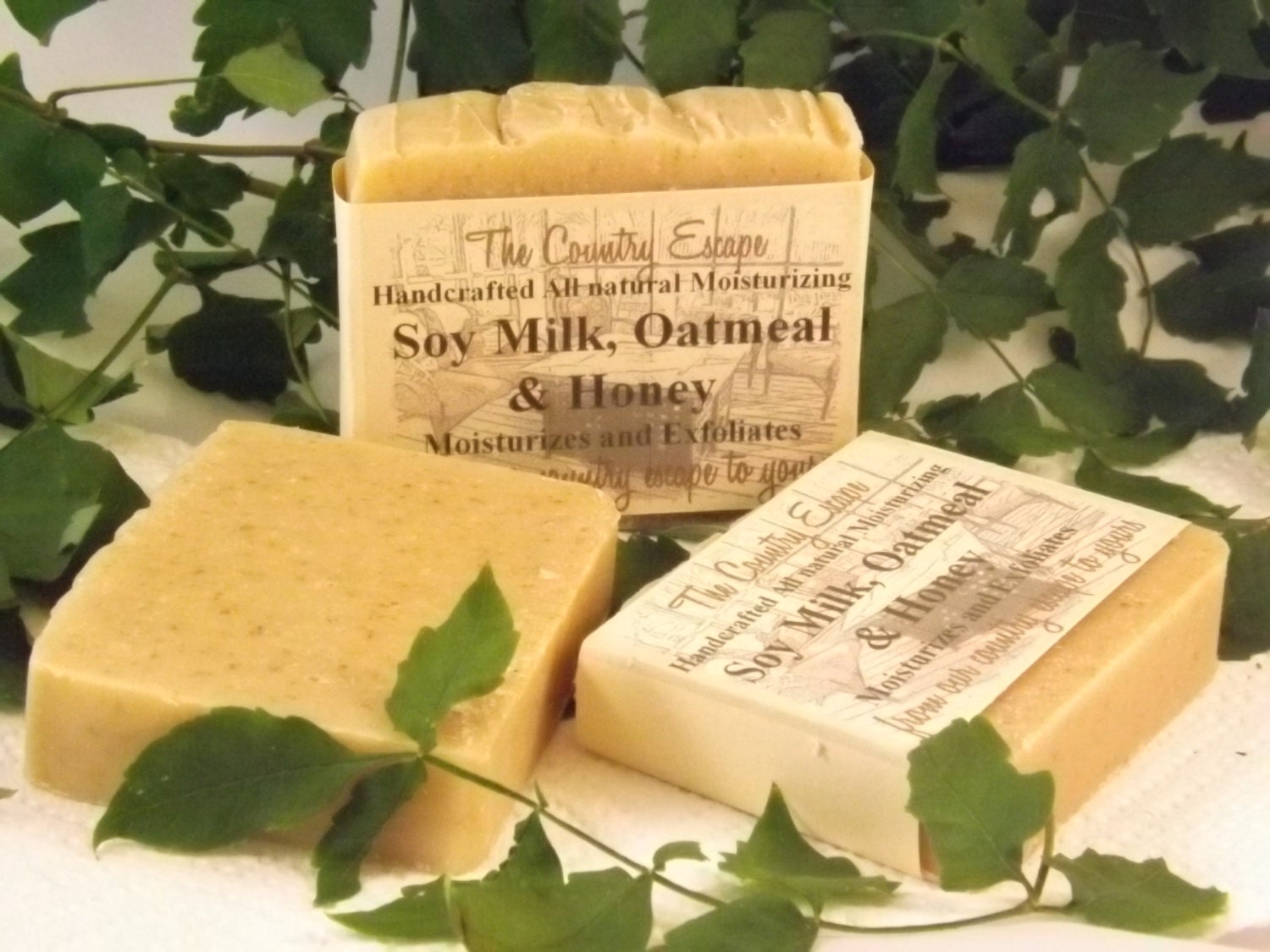Soy Milk Oatmeal and Honey Soap Gentle & Moisturizing