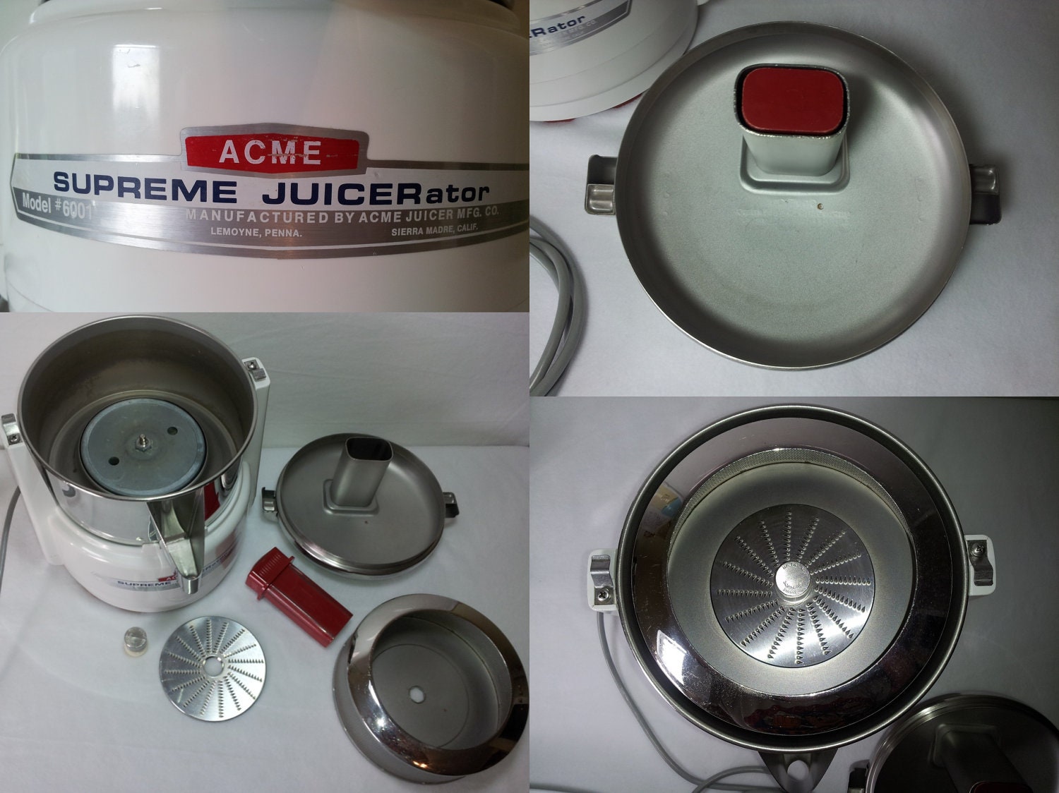 ACME Supreme Juicerator Model 6001 Juicer