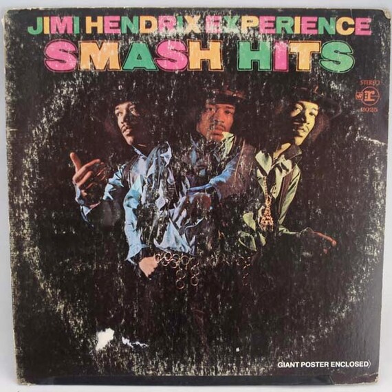 the Jimi Hendrix Experience Smash Hits vinyl by VintageVinylRocks