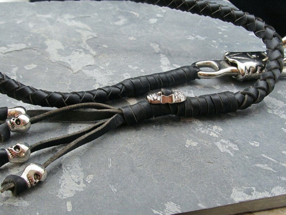 Leather Get Back Motorcycle Whip 31