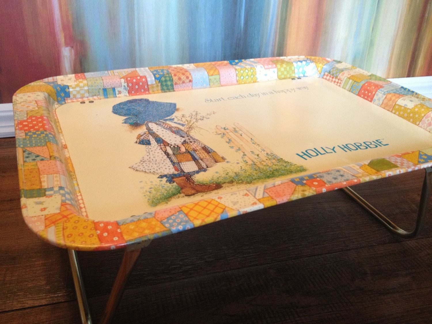 Vintage Holly Hobbie Breakfast Tray Circa 1972/ Excellent