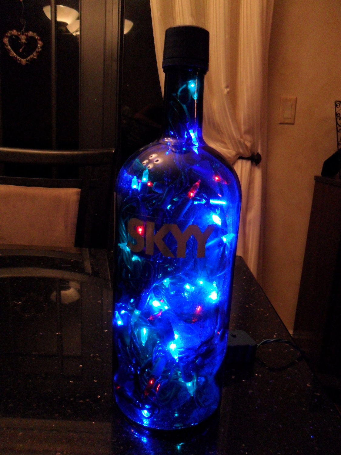 Skyy Vodka Decorative Lighted Bottle with MultiFunction