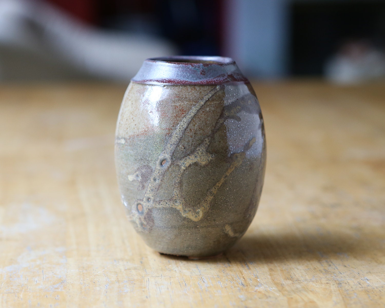 Wheel Thrown Ceramic Vase Handmade Vase Ceramic Vessel