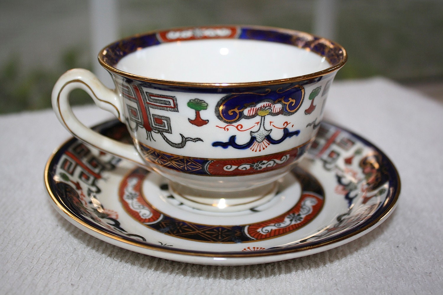 Ironstone Ware Japan Tea Cup & Saucer set