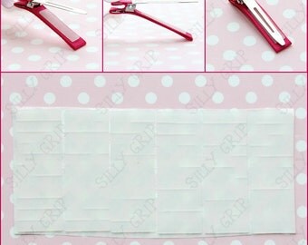 SILLY GRIP - Silicone No Slip Grip - Hair Bows Hair Clips - 50