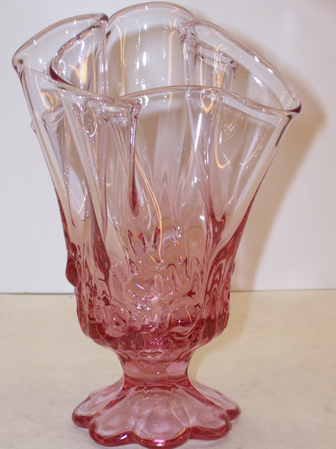 Vintage Fenton Glass Depression Pink by GarageSaleGlass on ...