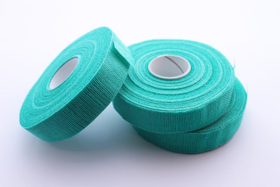 Safety Finger Tape Self Adhesive Gauze 3/4x90 Feet Green by Waymil