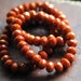 Last Listing - 10 Ground Cinnamon - Czech Glass Rondelle Beads