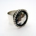 SALE bold sterling silver bubble ring was 94.00