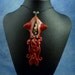 Gilded Steampunk Squid Necklace, Clockwork Cephalopod Jewelry