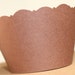 Chocolate Brown Cupcake Wrappers SALE