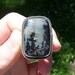Vintage Sterling Silver Native American Signed Scenic Tree Ring