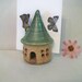 Little House Mail Holder - Also a Sponge Holder , Christmas Cards, Photos, Napkins