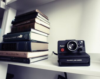 Black Polaroid Camera Pronto SX-70 - Film Tested Working