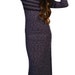 Vintage 90s Turtleneck Sweater Body Con Long Sleeve Maxi Dress