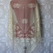 Vintage 1960's 70's Beige Floral Shawl Made in Japan