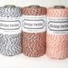Reserved Listing for GINA- Bakers Twine spool of black, and white