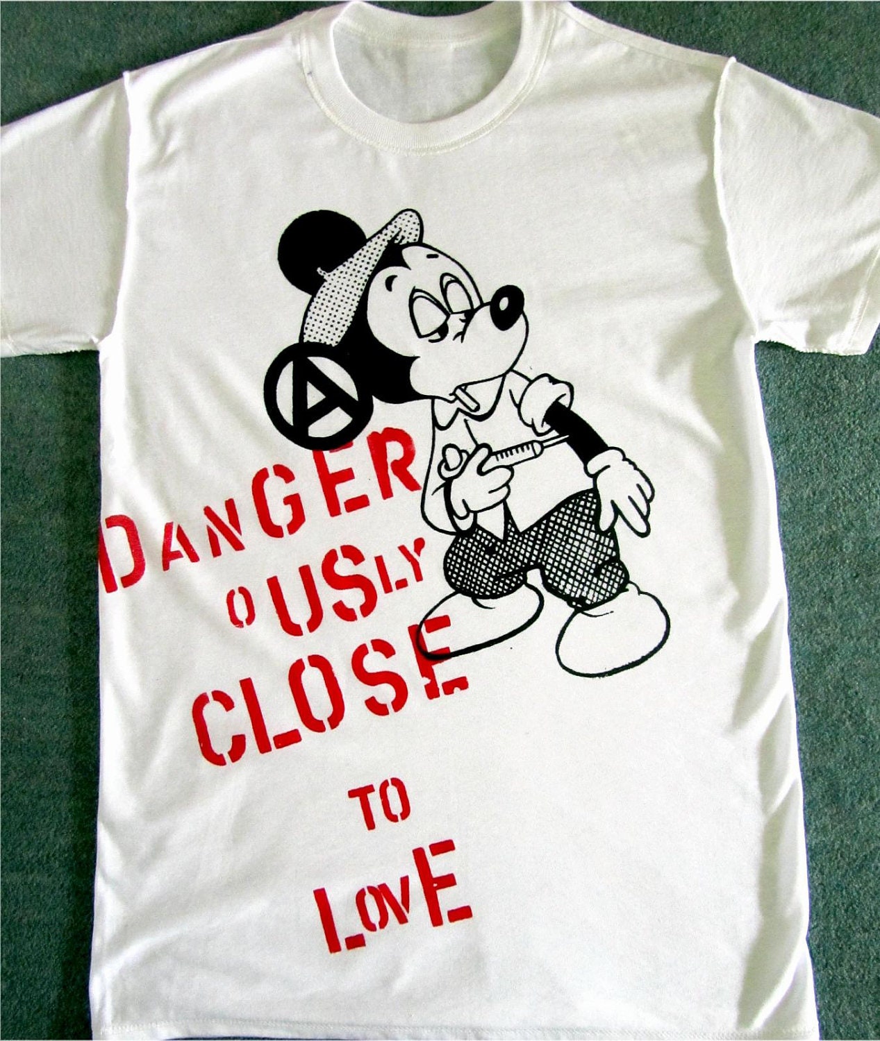 Seditionaries Mickey Mouse Punk Tshirt Anarchy