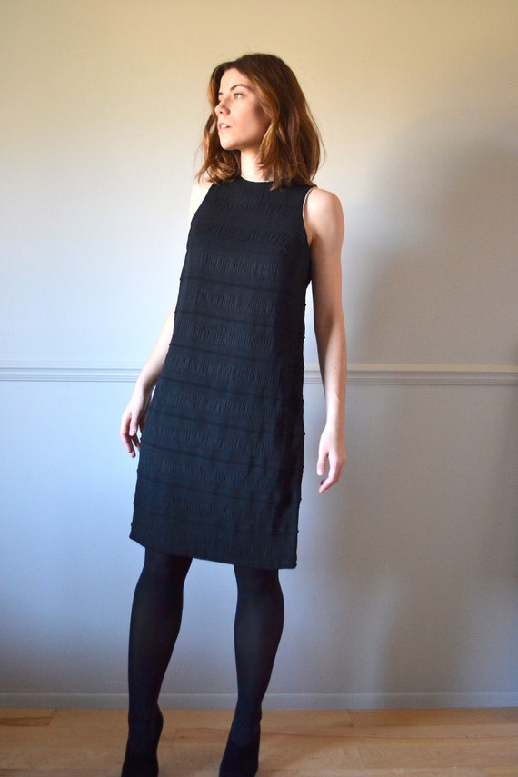 60s Dress 1960s Mod Dresses Black Shift Dress By Breannefaouzi