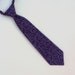 Boys Tie- Purple Scroll - size newborn-7 years