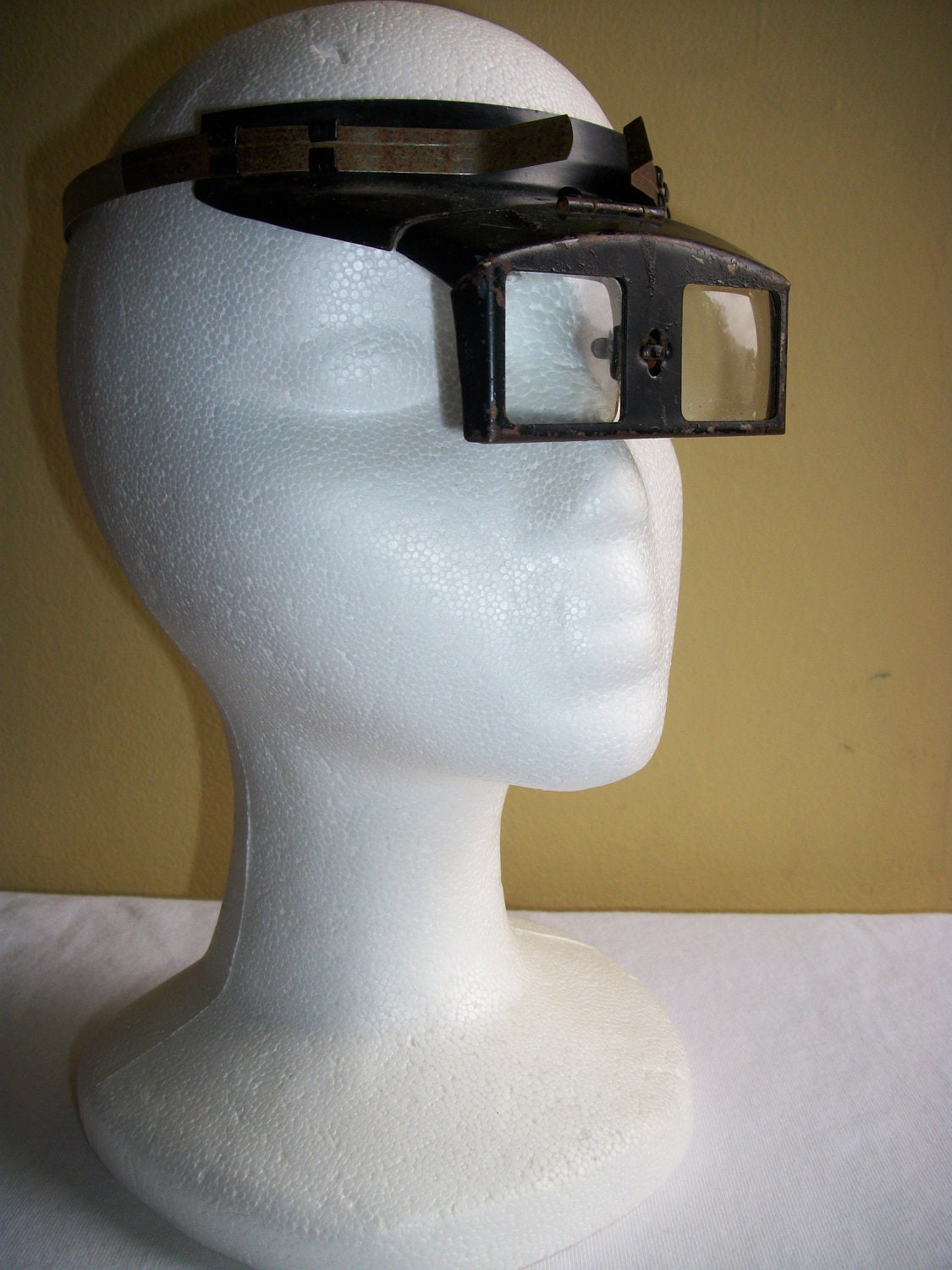 Jewelers Magnifying Glasses Steampunk Head Gear by TheFickleFlea