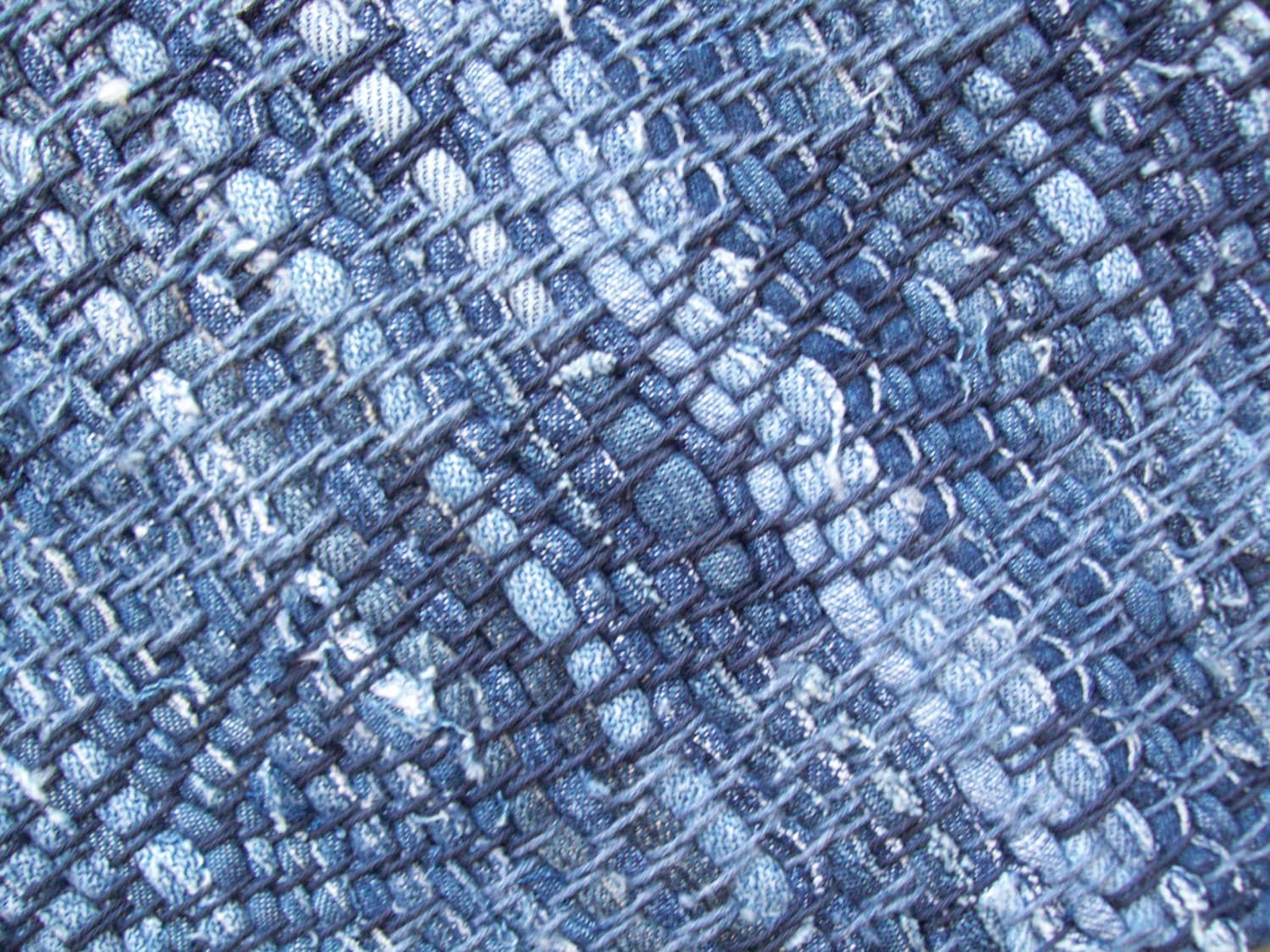 Rag Rug Denim Recycled Blue Jeans.