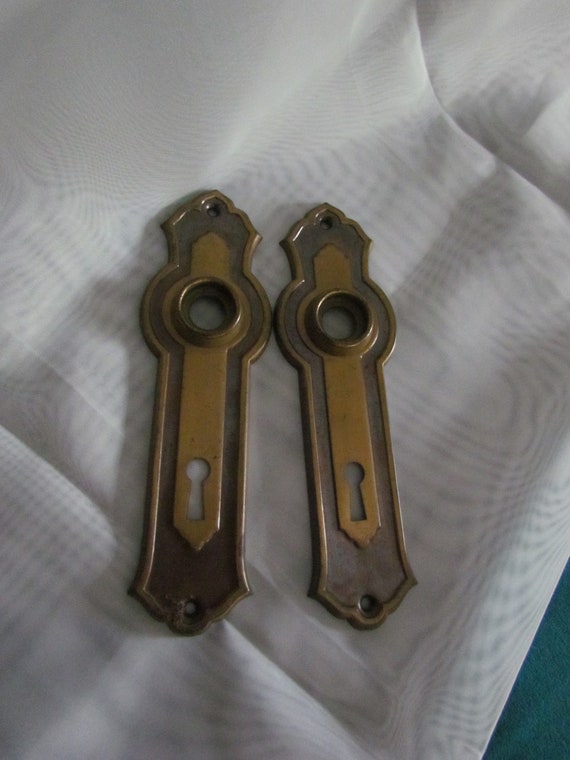 Vintage Door Knob Backplates 1 set of 2