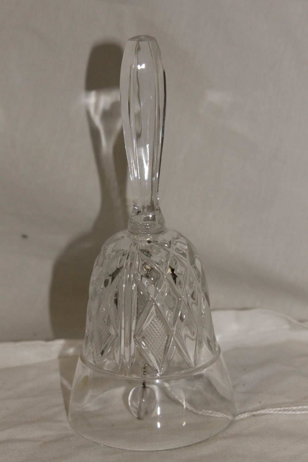 Goebel cut glass crystal bell made in West by ThePinkElephant513