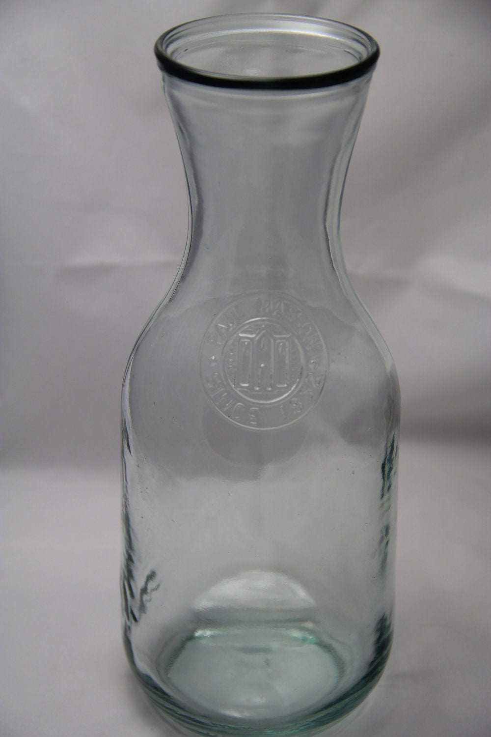 Vintage Paul Masson Glass Wine Carafe Since 1852