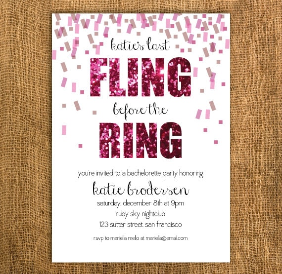 Bachelorette Party Invitations 8