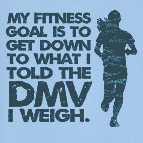 Items similar to My Fitness  Goal Funny  Novelty T Shirt 