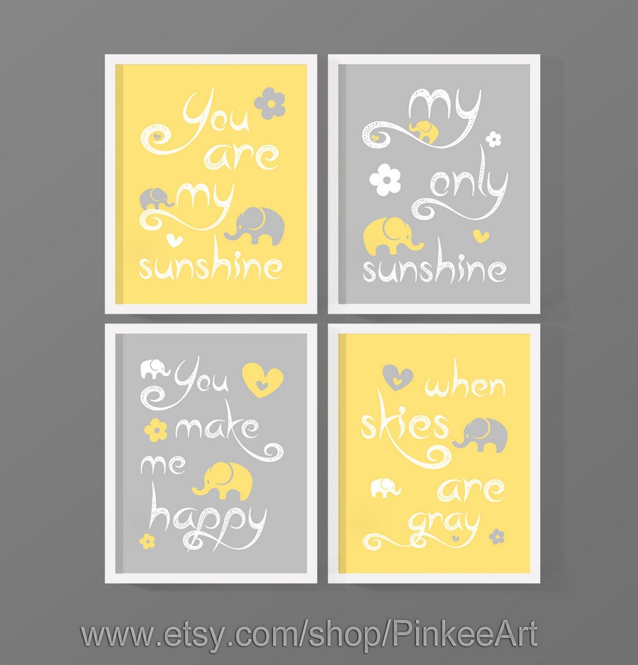 SALE you are my sunshine baby room wall art you are my