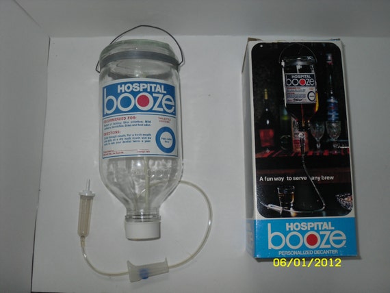 78 Neo-Art Inc Hospital Booze Alcohol IV Drip Personalized