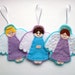 DIY Felt Angel Ornaments - PDF Sewing Pattern & Embroidery Pattern, Christmas decorations
