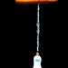 FREE SHIPPING White Fused Ghost with Beads and Driftwood Suncatcher