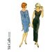 1960s Evening Dress Pattern McCalls 7566 Misses Sheath Dress in Two Lengths Womens Vintage Sewing Pattern Bust 31
