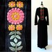 70s velour jumpsuit / 70s black jumpsuit / vintage lounge wear / comfortable beauty