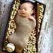 One Knitted Newborn Wrap - Ready To Ship