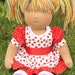Waldorf doll,Zita,17"tall,soft toy,cloth doll