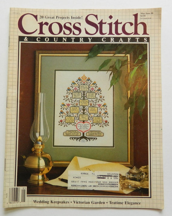items similar to cross stitch country crafts magazine items similar to cross stitch country crafts magazine