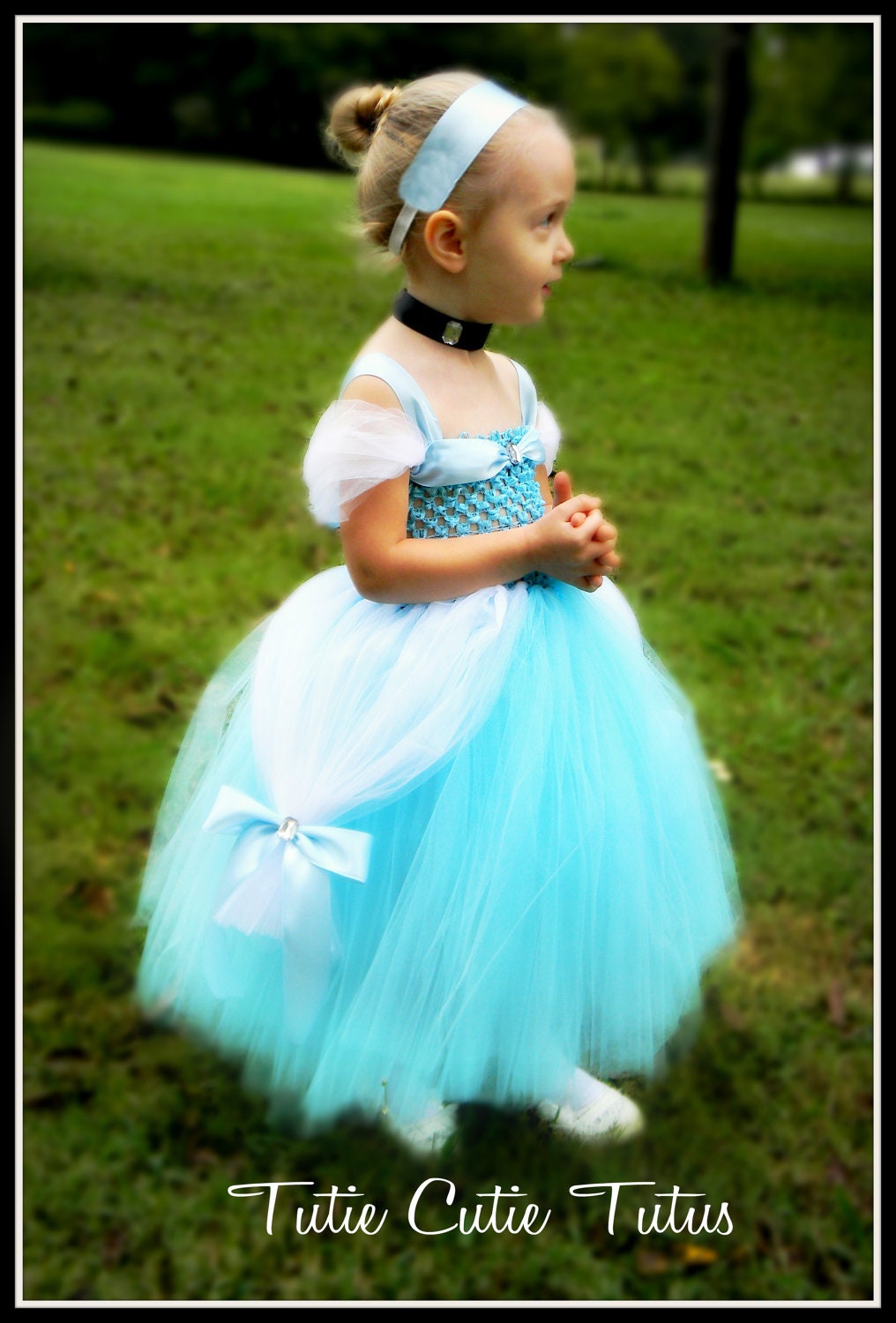 Cinderella Inspired Disney Princess Tutu Dress