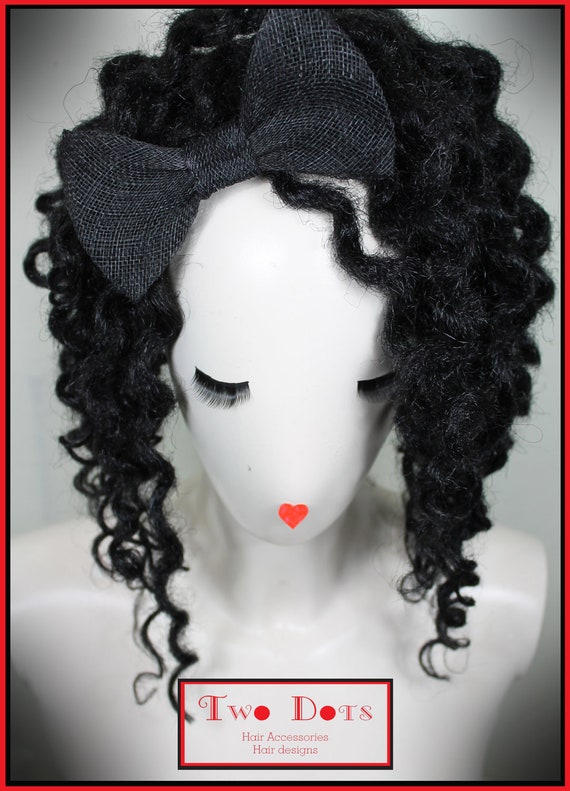 Items similar to Lolita Curly Black Synthetic Dread Falls, 20quot; Long Layered Temporary Hair 