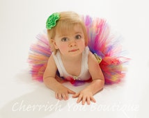 Candyland Confetti Princess Tutu - Candy Land Tutu - Newborn to 12 months - Custom Sewn - il_214x170.400364056_gj1j