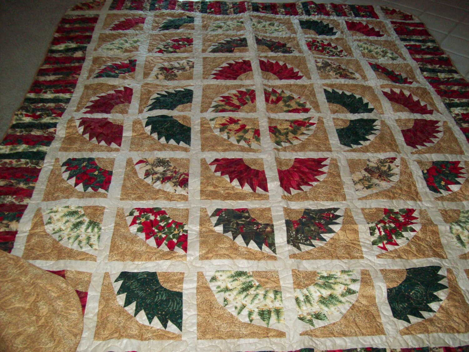 Christmas Queen Size Quilt