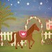 Childrens Decor Kids Wall Art - Horse Princess Castle - Girls Room Kids Art Prints by TwoLittleWitches