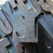 Antique Letterpress Wood Type Printers Block Letter L