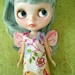 Painted Wing flower fairy Blythe dress