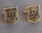 Sterling silver EVE Online Gallente federation cufflinks