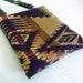 Small Zippered Purse, Eagle Rock Pendleton Wool, adjustable strap